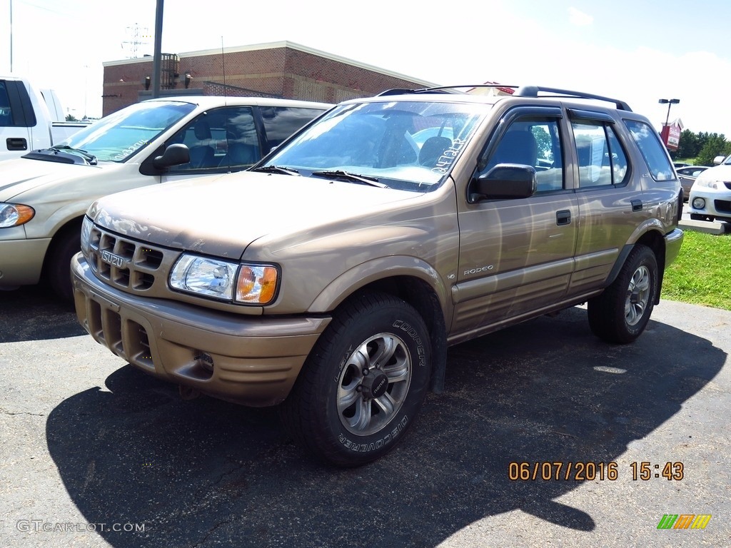 2000 Rodeo S 4WD - Roman Bronze Metallic / Beige photo #3