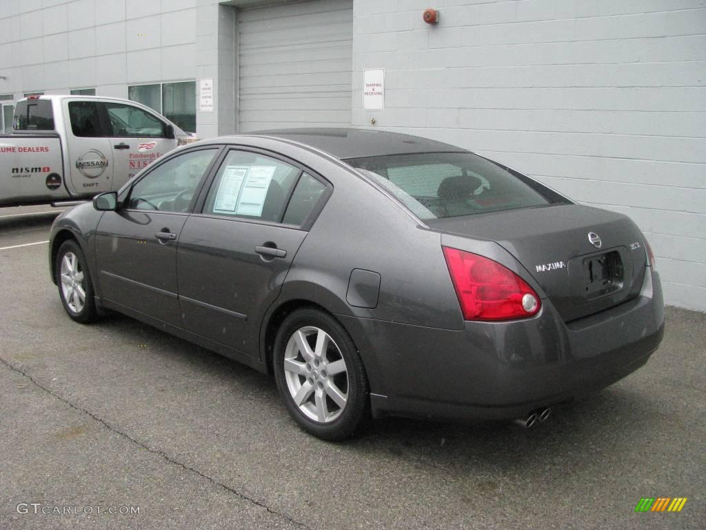 2006 Maxima 3.5 SL - Smoke Metallic / Black photo #3