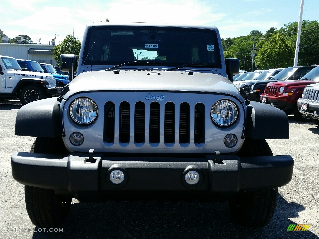 2016 Wrangler Unlimited Sport 4x4 RHD - Billet Silver Metallic / Black photo #2