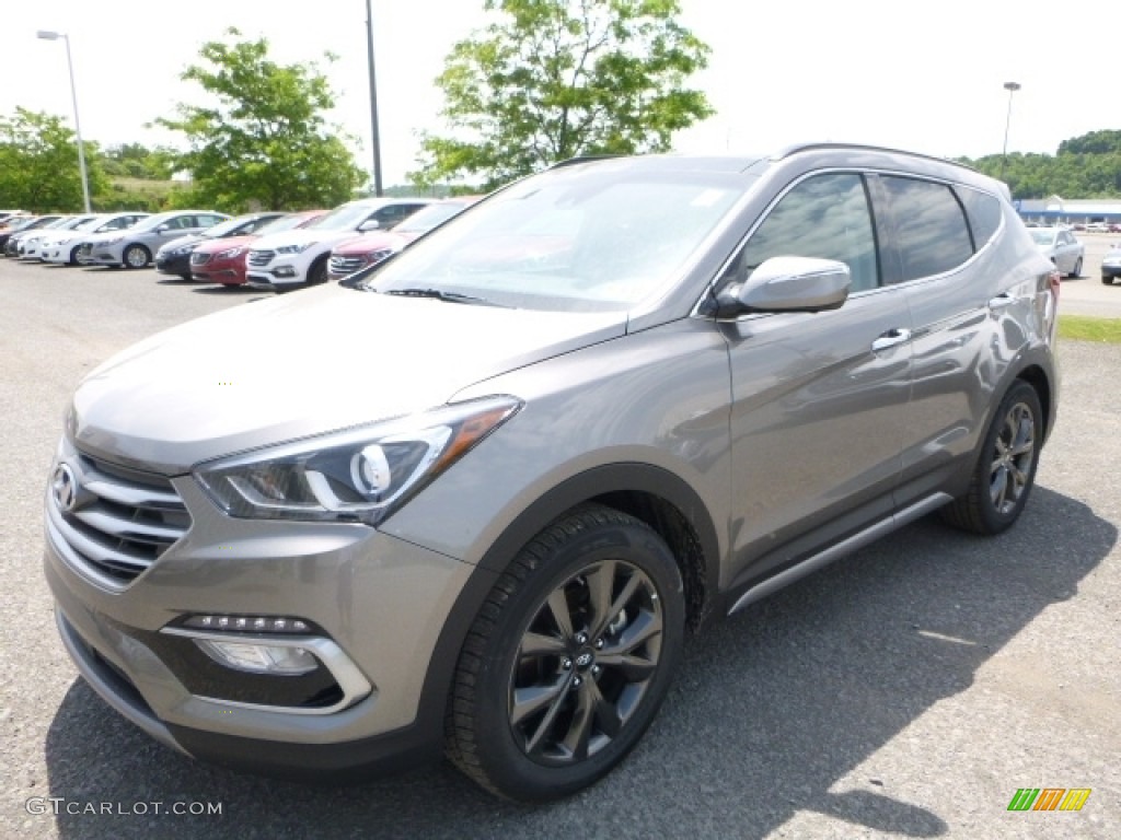 Mineral Gray 2017 Hyundai Santa Fe Sport 2.0T Ulitimate AWD Exterior Photo #113649186