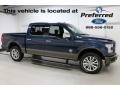 2016 Blue Jeans Ford F150 Lariat SuperCrew 4x4  photo #1