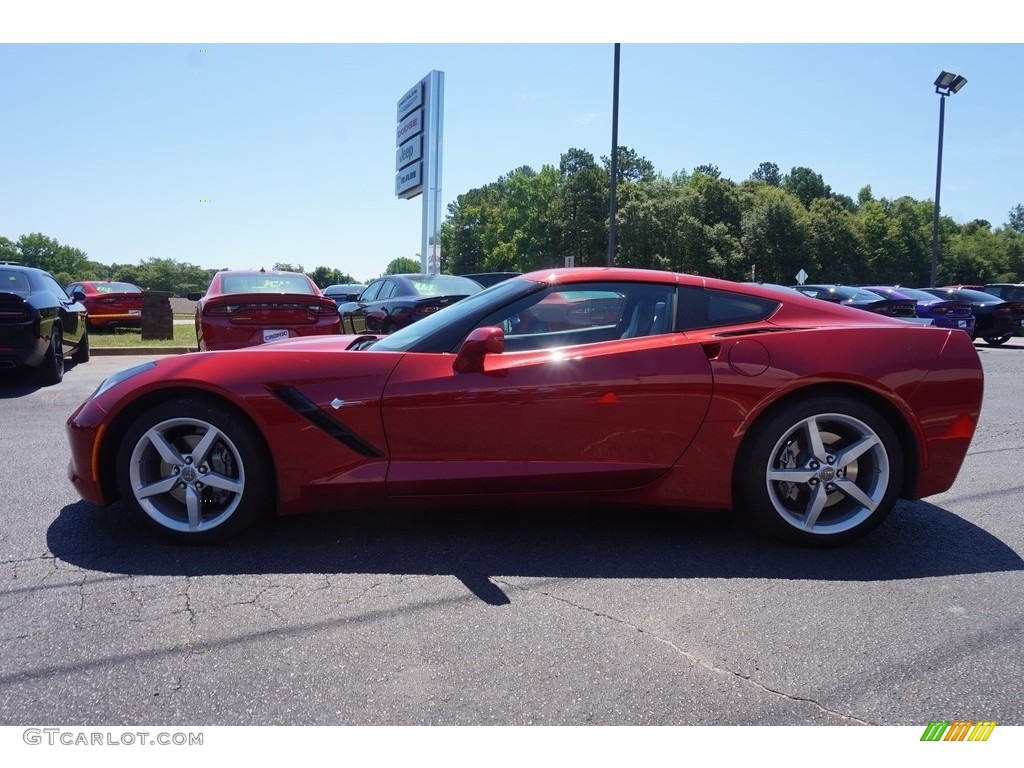 2014 Corvette Stingray Coupe - Crystal Red Tintcoat / Gray photo #4