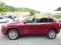 Deep Cherry Red Crystal Pearl - Cherokee Overland 4x4 Photo No. 3