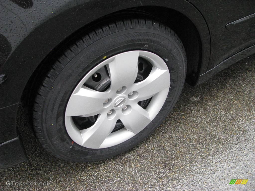 2007 Altima 2.5 S - Super Black / Charcoal photo #5