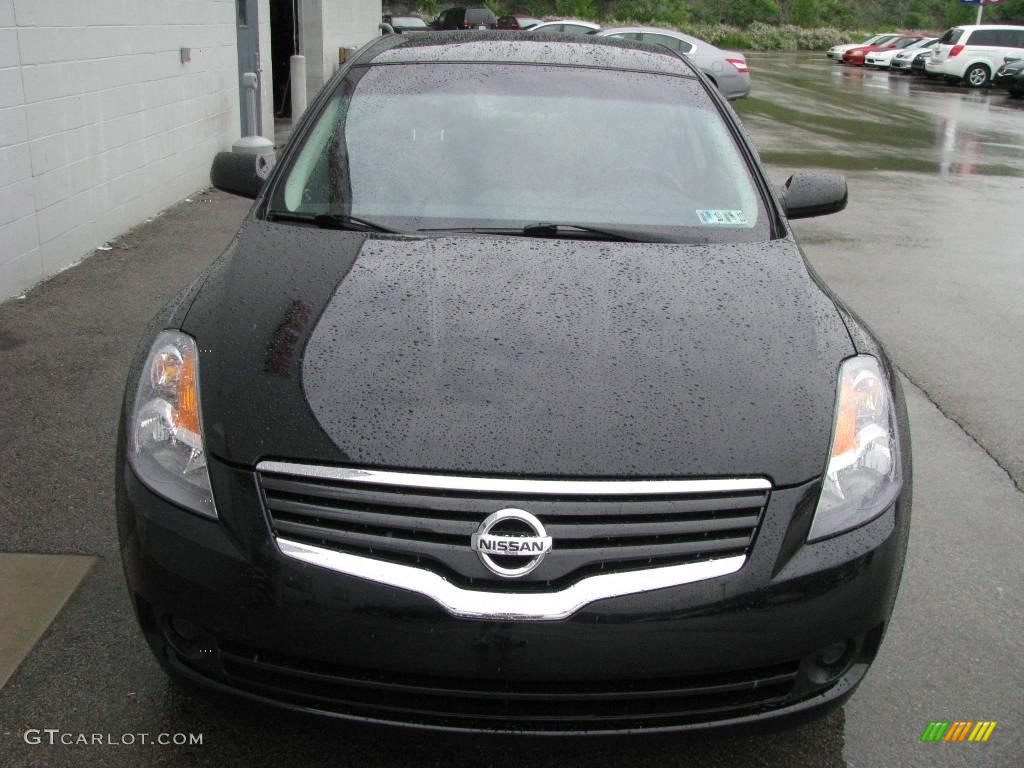 2007 Altima 2.5 S - Super Black / Charcoal photo #7