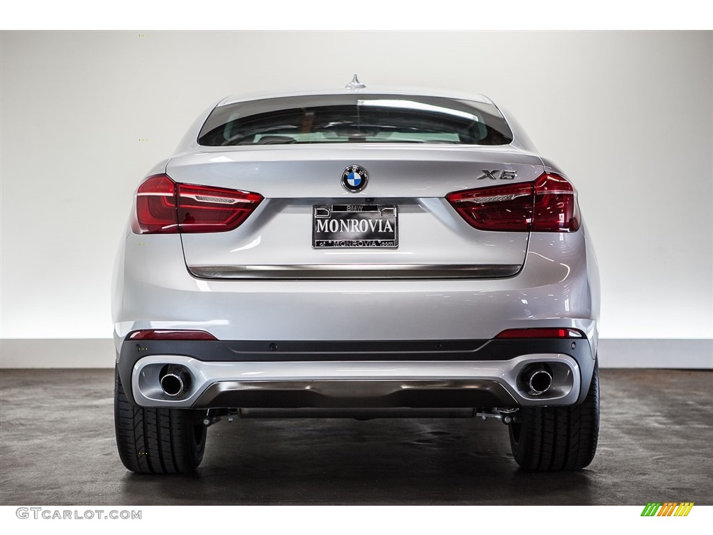 2016 X6 sDrive35i - Glacier Silver Metallic / Black photo #4