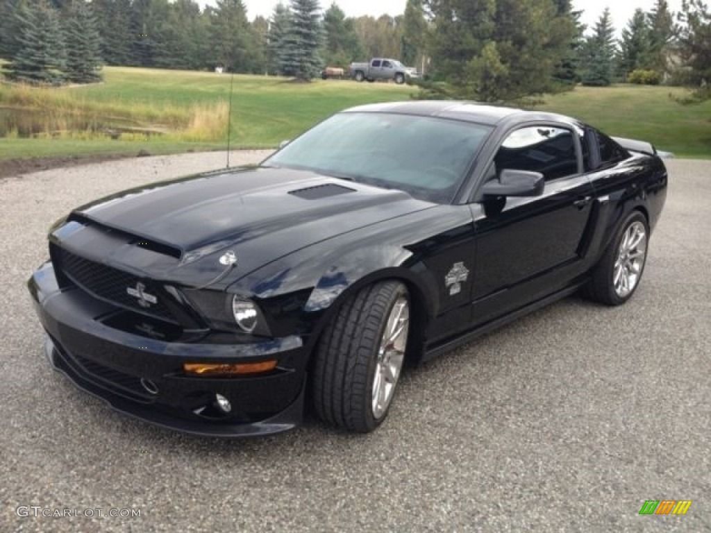 2008 Mustang Shelby GT500 Super Snake - Black / Charcoal Black photo #1