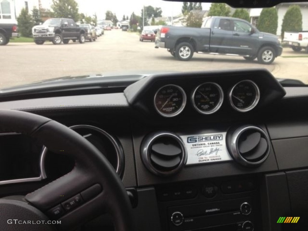 2008 Ford Mustang Shelby GT500 Super Snake Charcoal Black Dashboard Photo #113651519