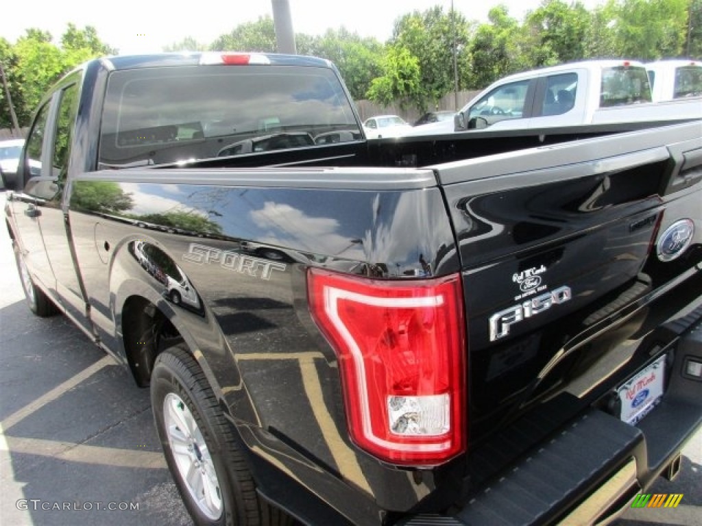 2016 F150 XL SuperCab - Shadow Black / Medium Earth Gray photo #6
