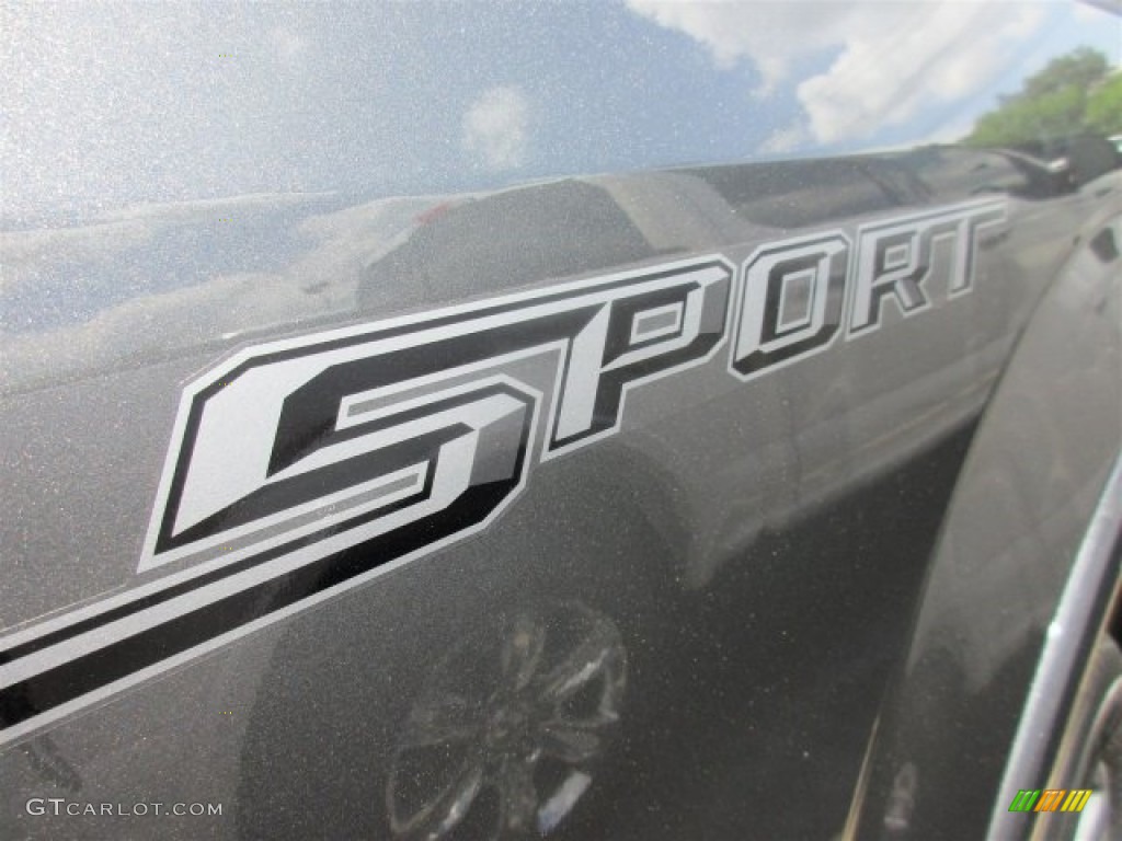 2016 F150 XLT SuperCrew - Magnetic / Black photo #9