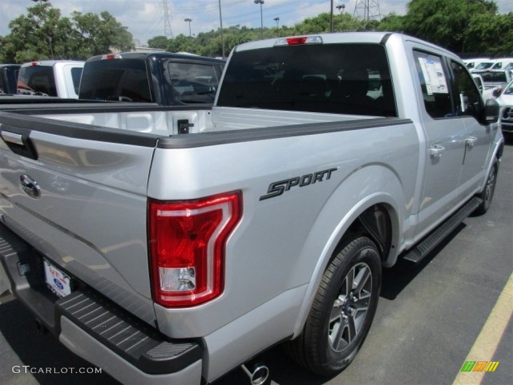 2016 F150 XLT SuperCrew - Ingot Silver / Black photo #9