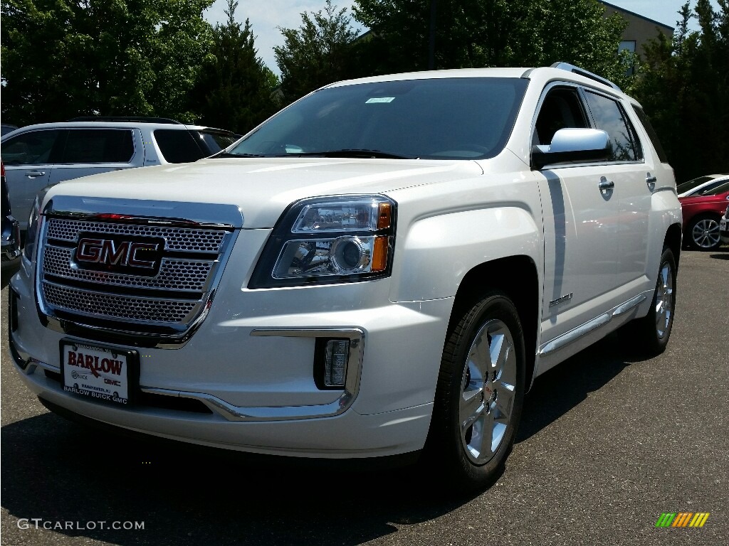 2016 Terrain Denali - White Frost Tricoat / Jet Black photo #1