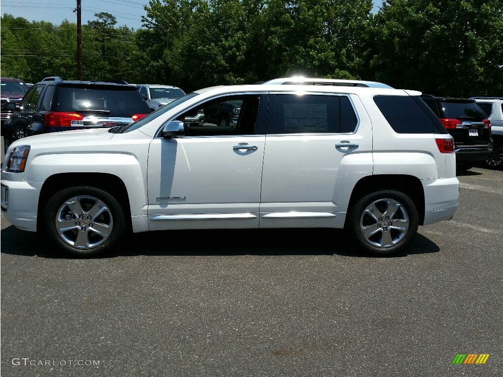 2016 Terrain Denali - White Frost Tricoat / Jet Black photo #3