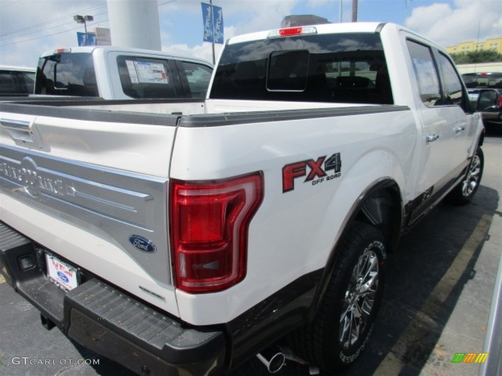 2016 F150 King Ranch SuperCrew 4x4 - White Platinum / King Ranch Java photo #8