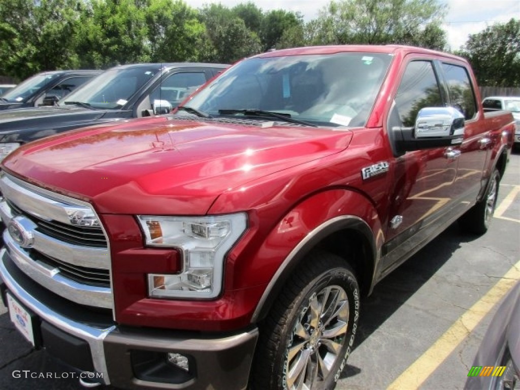 2016 F150 King Ranch SuperCrew 4x4 - Ruby Red / King Ranch Java photo #2