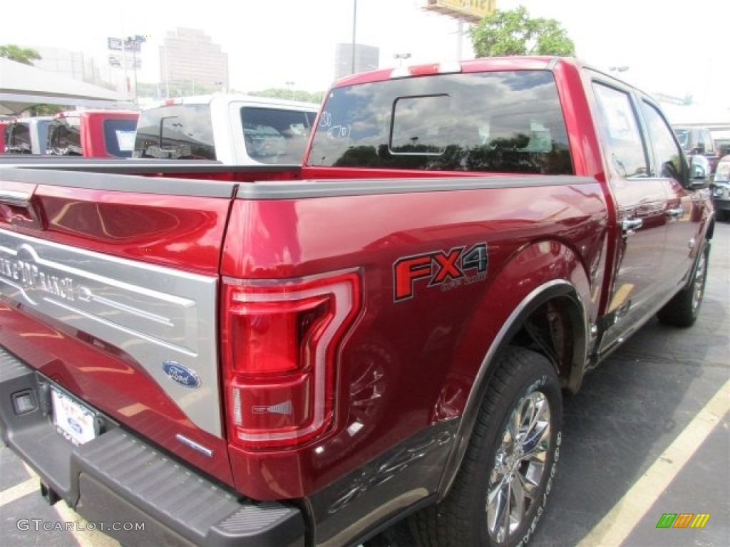 2016 F150 King Ranch SuperCrew 4x4 - Ruby Red / King Ranch Java photo #8
