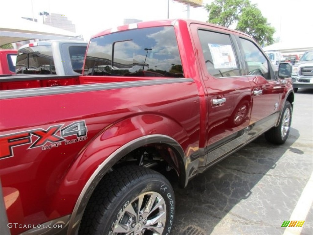 2016 F150 King Ranch SuperCrew 4x4 - Ruby Red / King Ranch Java photo #8