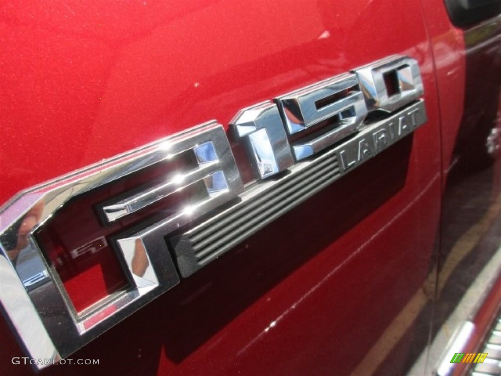 2016 F150 Lariat SuperCrew 4x4 - Ruby Red / Black photo #3