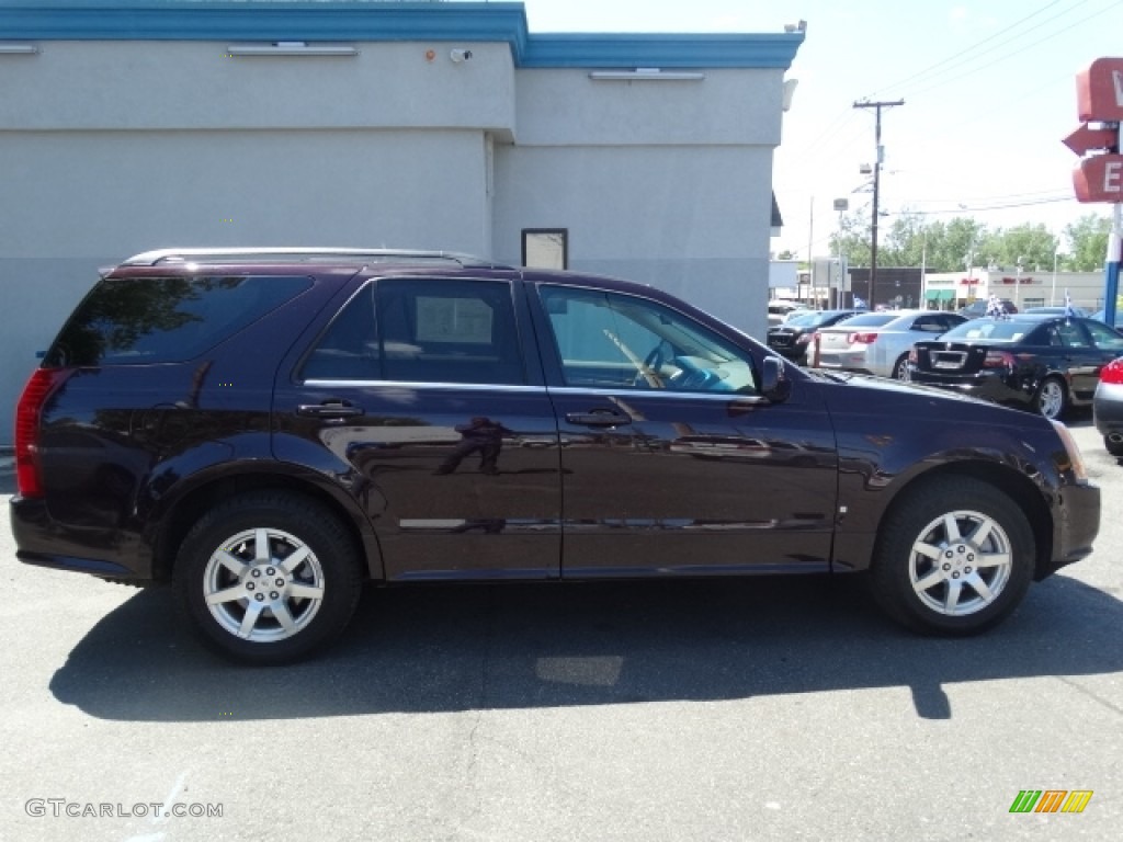 2008 SRX 4 V6 AWD - Black Cherry / Cashmere/Cocoa photo #4