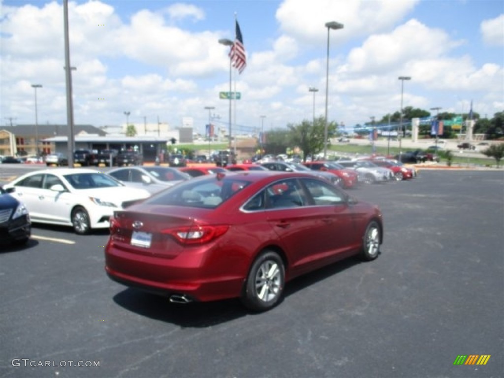 2016 Sonata SE - Venetian Red / Gray photo #7