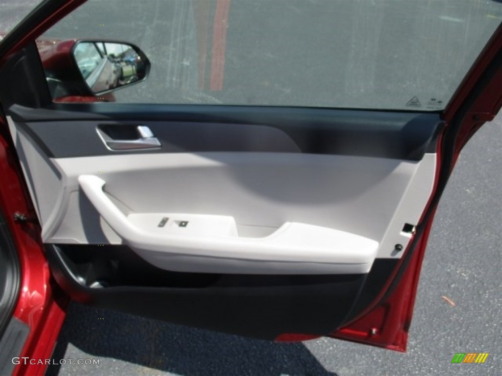 2016 Sonata SE - Venetian Red / Gray photo #11