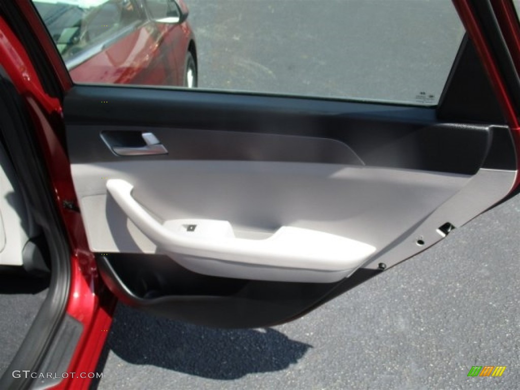2016 Sonata SE - Venetian Red / Gray photo #13
