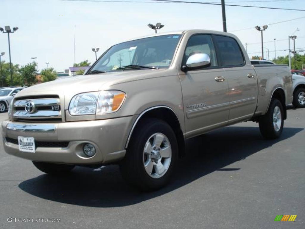 2006 Tundra SR5 Double Cab - Desert Sand Mica / Taupe photo #1