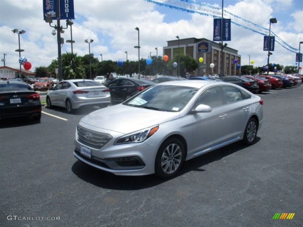 2016 Sonata Sport - Symphony Silver / Gray photo #3