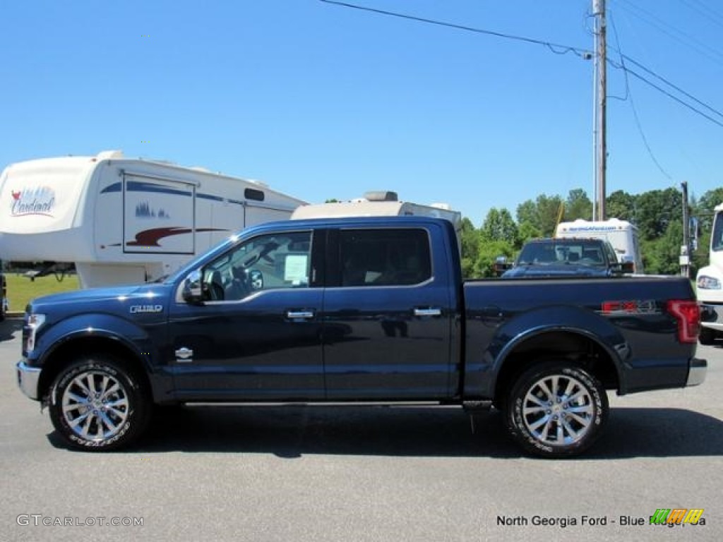 2016 F150 King Ranch SuperCrew 4x4 - Blue Jeans / King Ranch Java photo #2
