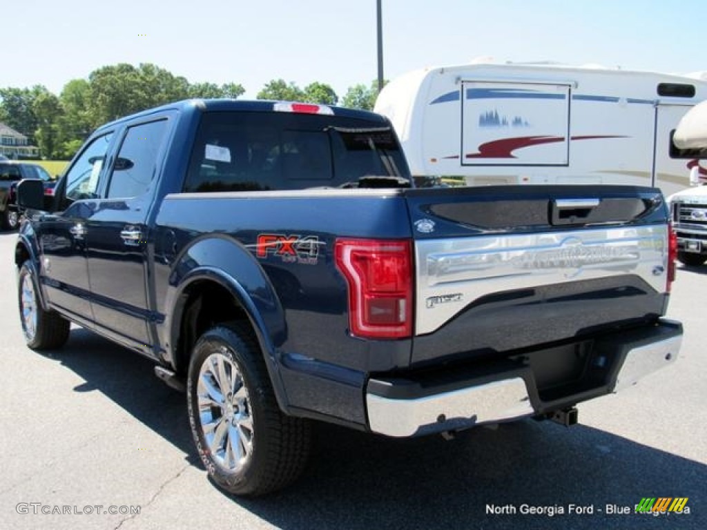 2016 F150 King Ranch SuperCrew 4x4 - Blue Jeans / King Ranch Java photo #3