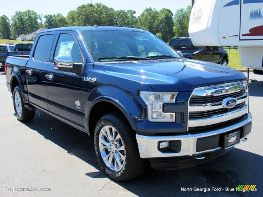 2016 F150 King Ranch SuperCrew 4x4 - Blue Jeans / King Ranch Java photo #7