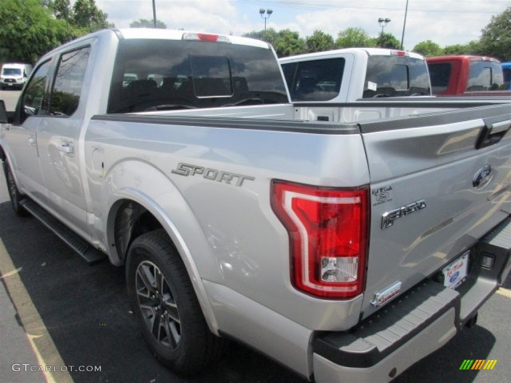 2016 F150 XLT SuperCrew - Ingot Silver / Black photo #6