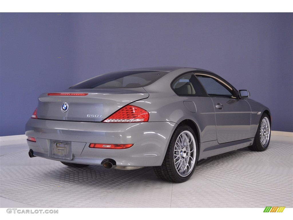 2009 6 Series 650i Coupe - Space Grey Metallic / Cream Beige Dakota Leather photo #7