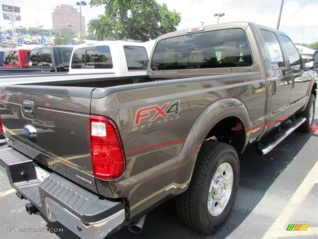 2016 F250 Super Duty XLT Crew Cab 4x4 - Caribou Metallic / Adobe photo #8