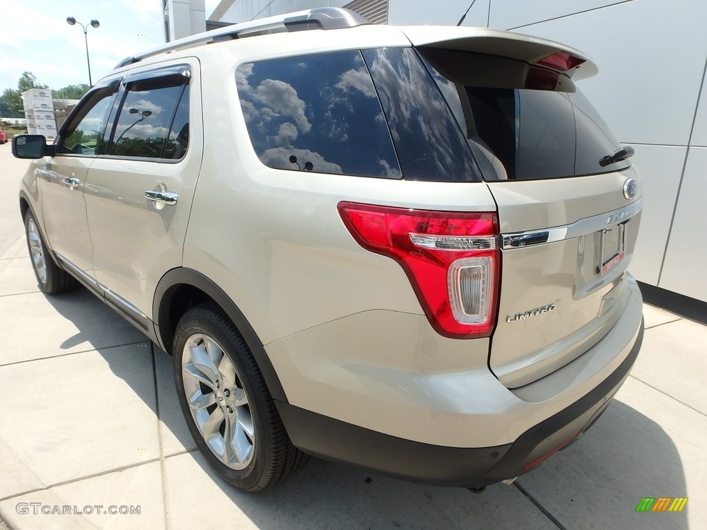 2011 Explorer Limited 4WD - Gold Leaf Metallic / Medium Light Stone photo #3