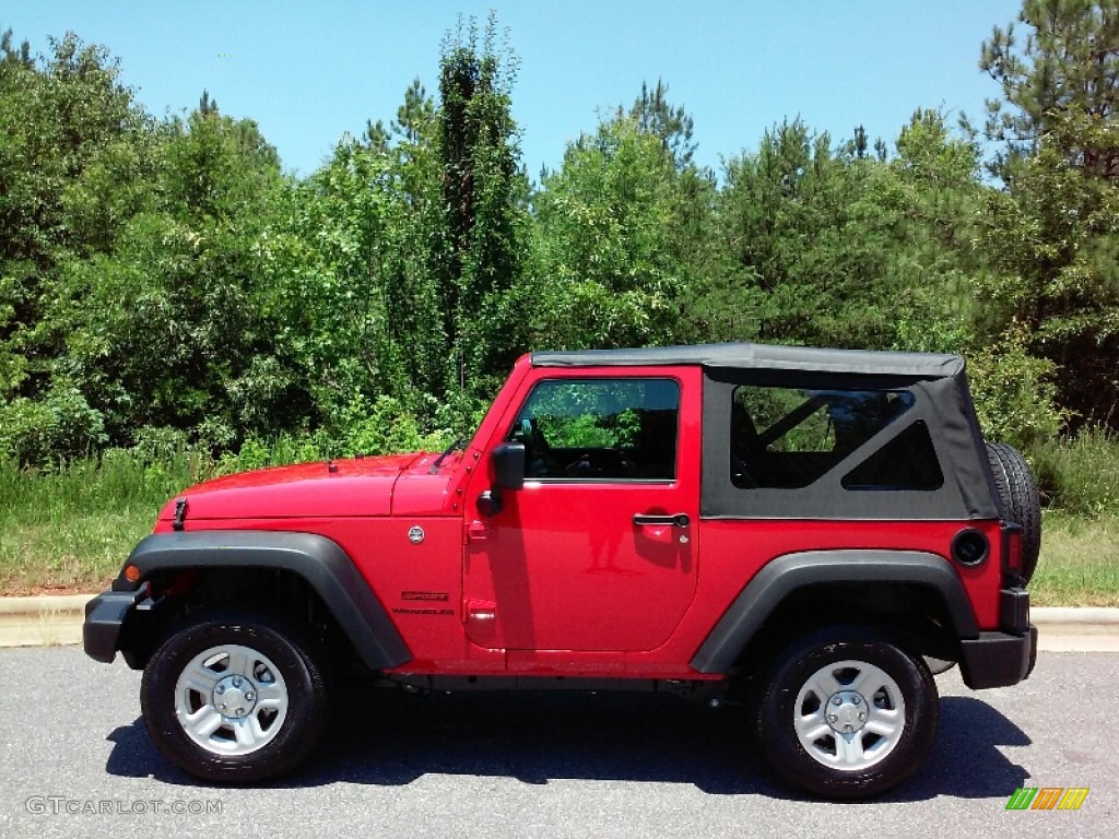 2016 Wrangler Sport - Firecracker Red / Black photo #1