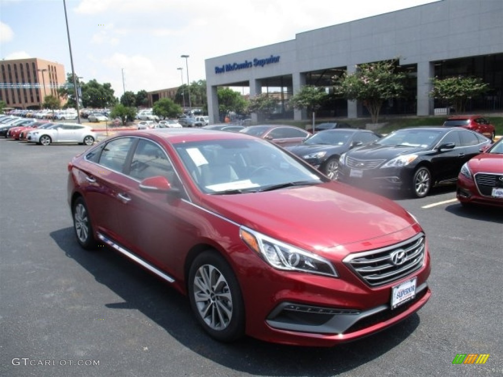 Venetian Red Hyundai Sonata