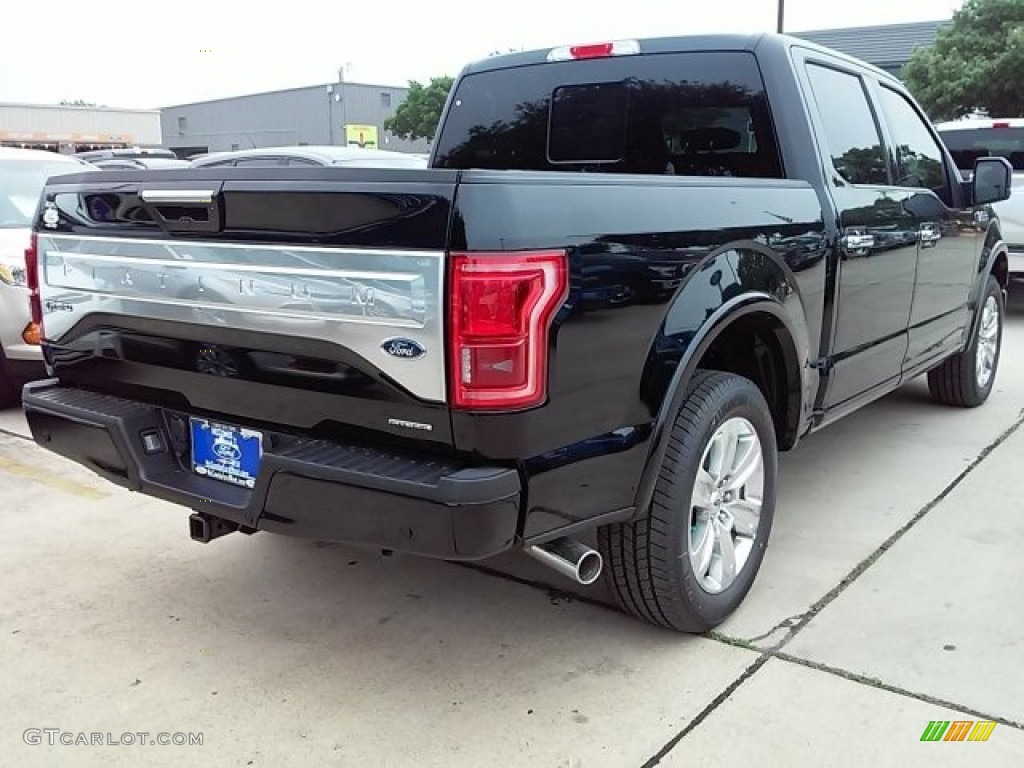 2016 F150 Platinum SuperCrew - Shadow Black / Black photo #15