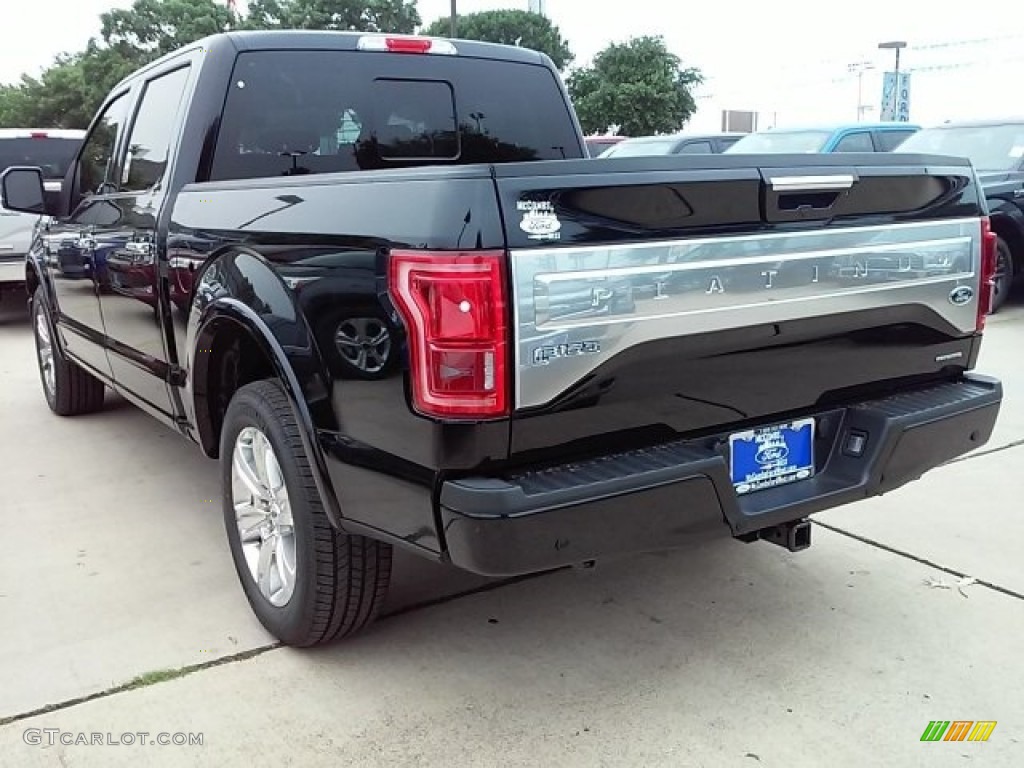 2016 F150 Platinum SuperCrew - Shadow Black / Black photo #16