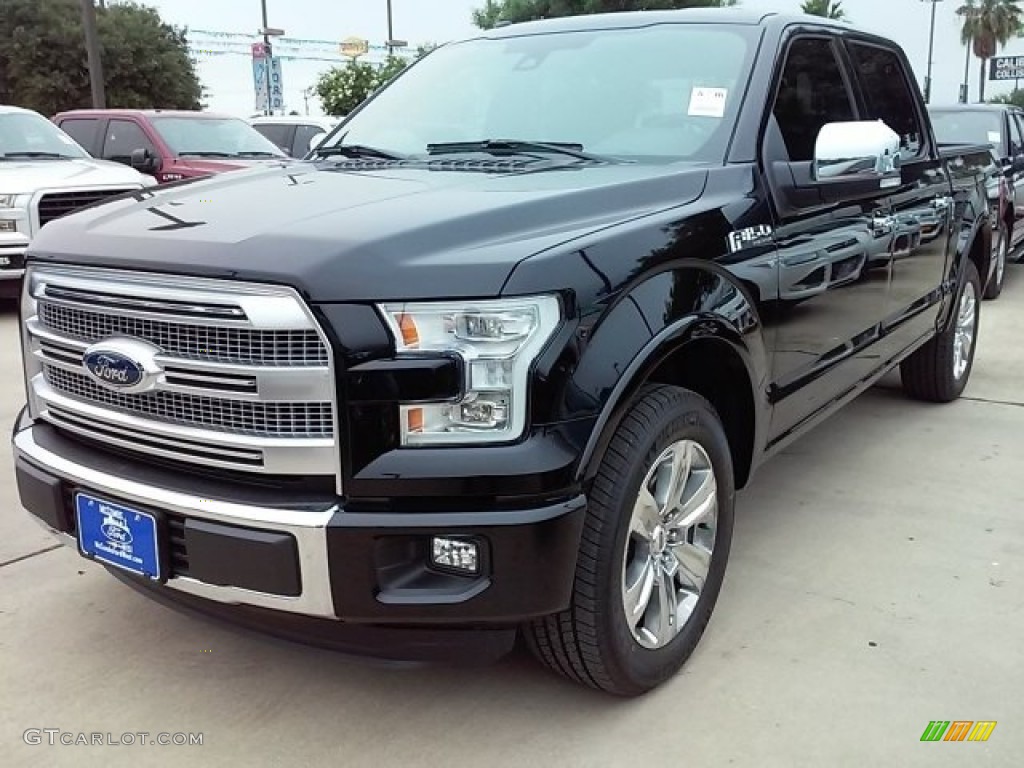 2016 F150 Platinum SuperCrew - Shadow Black / Black photo #17