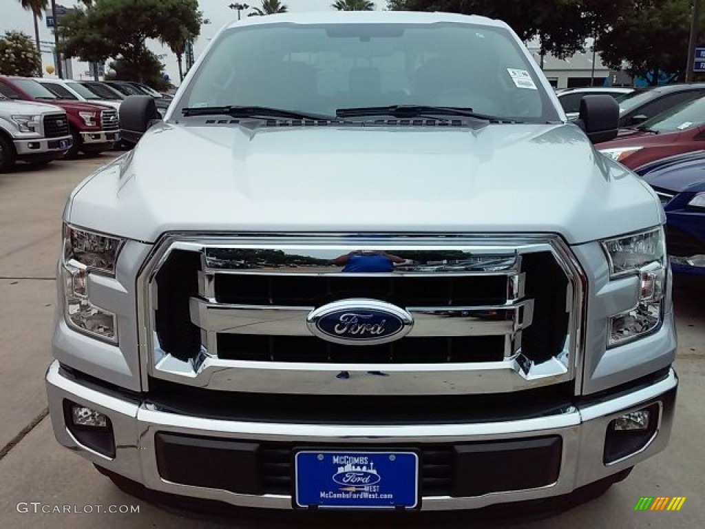 2016 F150 XLT SuperCrew - Ingot Silver / Medium Earth Gray photo #16