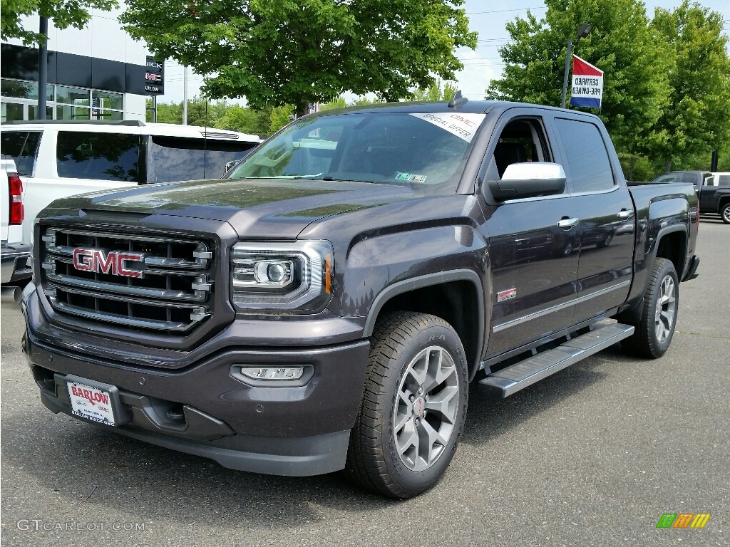 2016 Sierra 1500 SLT Crew Cab 4WD - Iridium Metallic / Jet Black photo #1