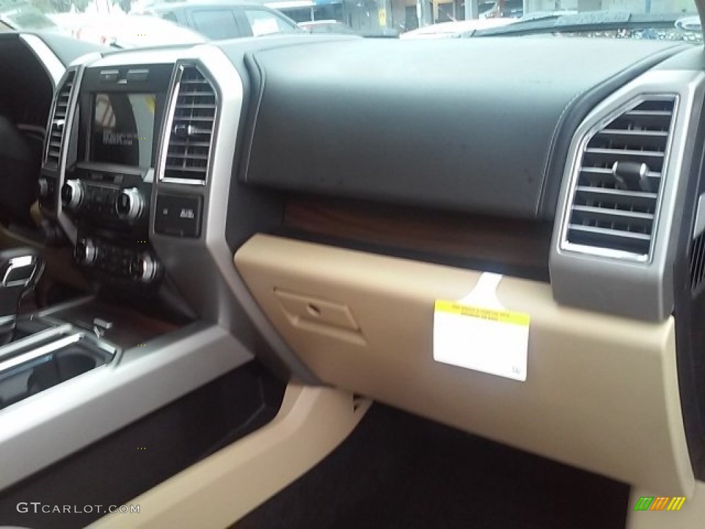 2016 F150 Lariat SuperCrew - Shadow Black / Medium Light Camel photo #11