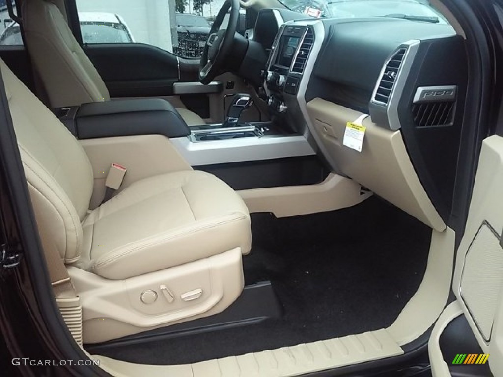 2016 F150 Lariat SuperCrew - Shadow Black / Medium Light Camel photo #15