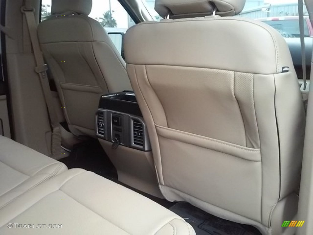 2016 F150 Lariat SuperCrew - White Platinum / Medium Light Camel photo #11