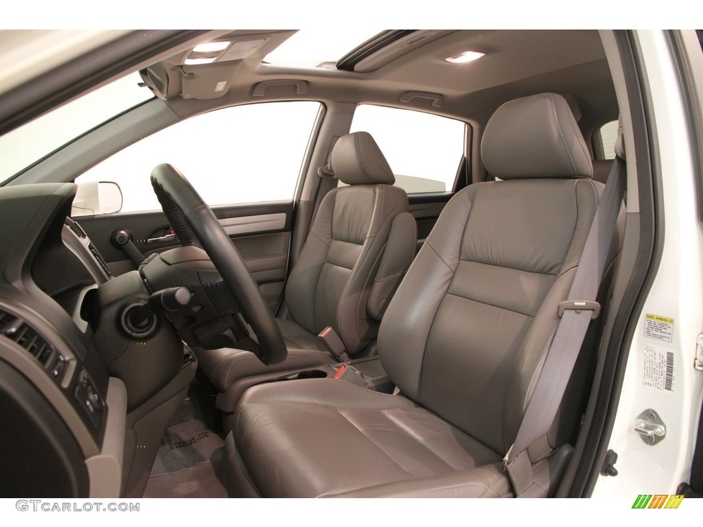 2010 CR-V EX-L AWD - Taffeta White / Gray photo #5