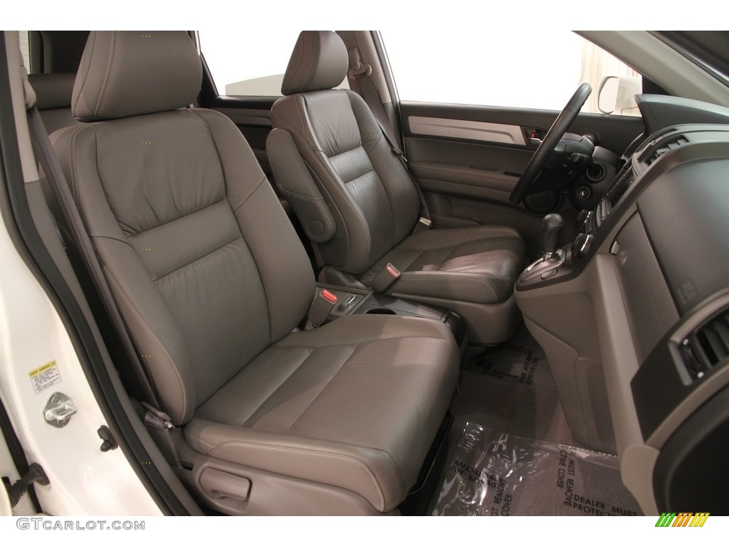2010 CR-V EX-L AWD - Taffeta White / Gray photo #12