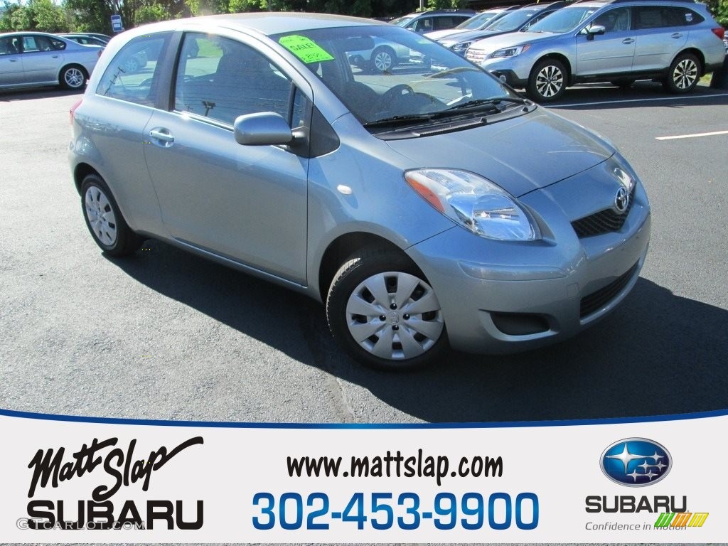 2010 Yaris 3 Door Liftback - Meteorite Metallic / Dark Charcoal photo #1