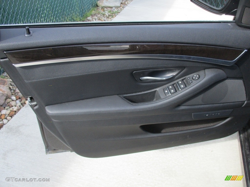 2016 5 Series 528i xDrive Sedan - Dark Graphite Metallic / Black photo #10