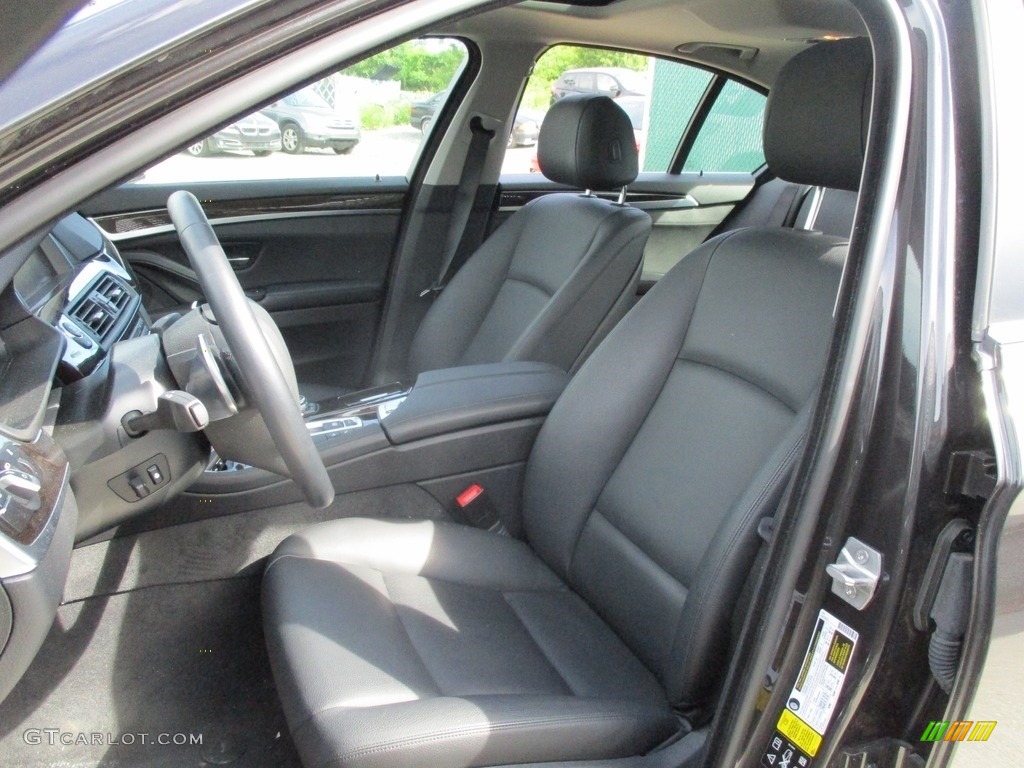 2016 5 Series 528i xDrive Sedan - Dark Graphite Metallic / Black photo #12